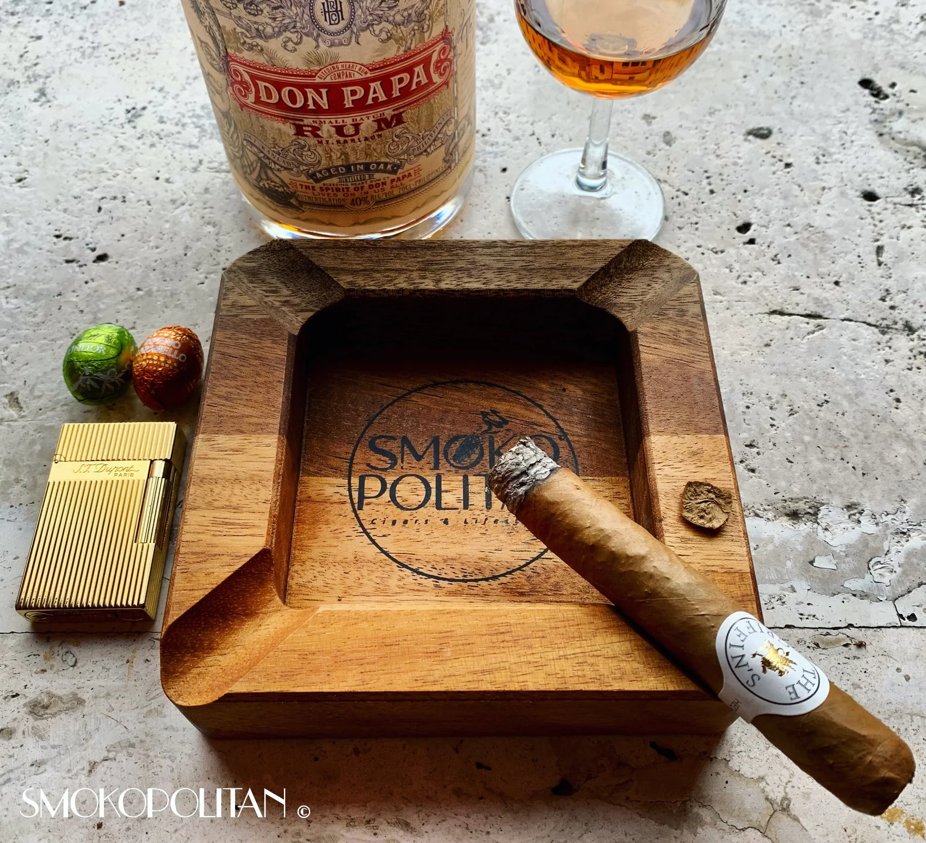 The Experience: rum, sigaro e posacenere Smokopolitan