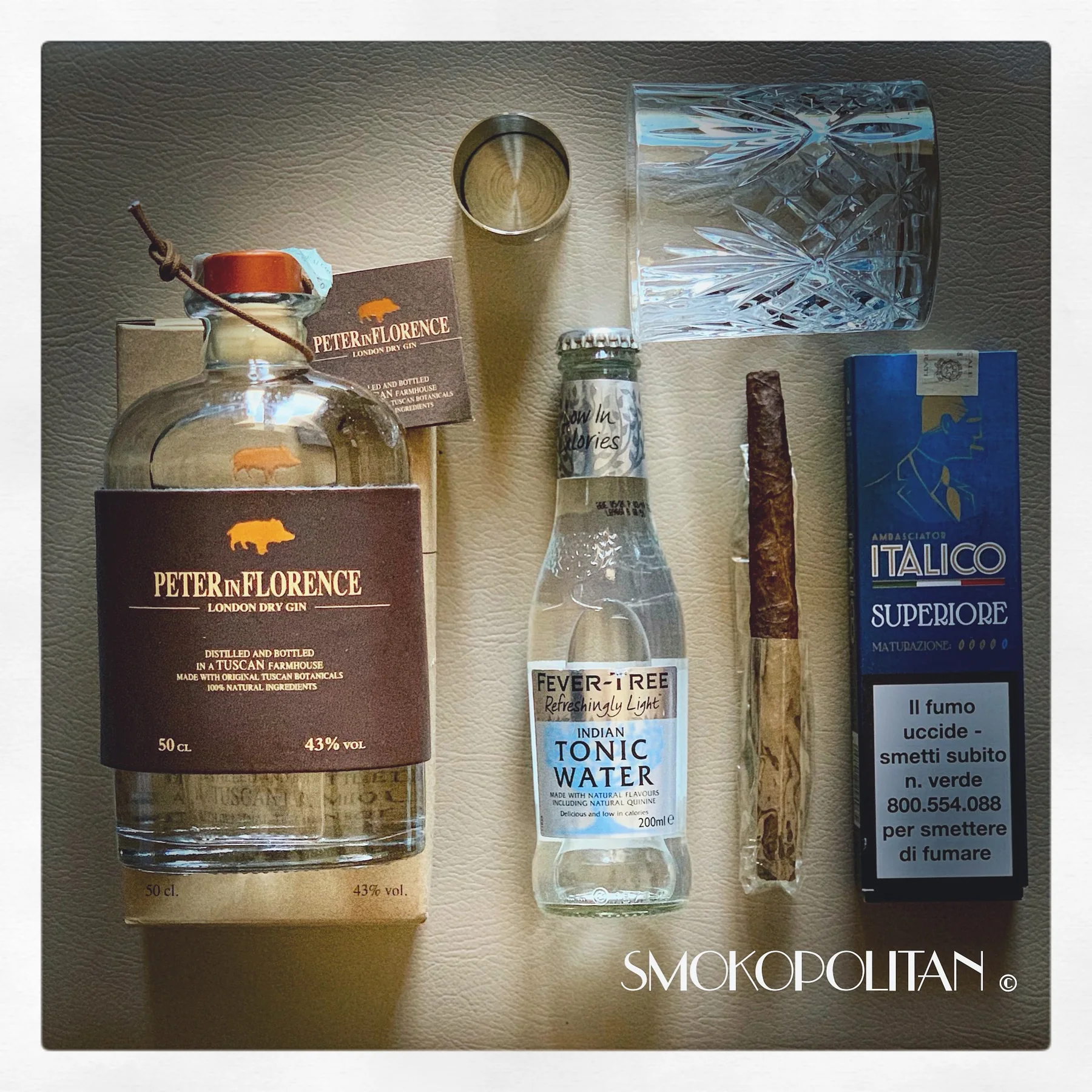 Gin, tonica e sigaro per il mondo Spirits